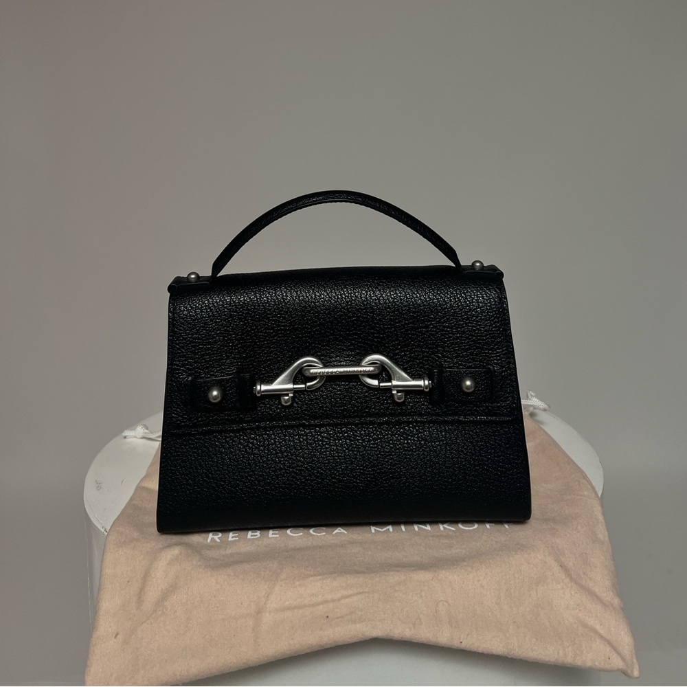 Rebecca Minkoff Lou Top Handle Crossbody - black